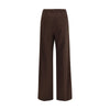 Max Mara Gray Polyester Casual Pants