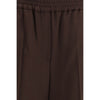 Max Mara Gray Polyester Casual Pants