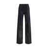 L'Agence Black Cotton Casual Pants