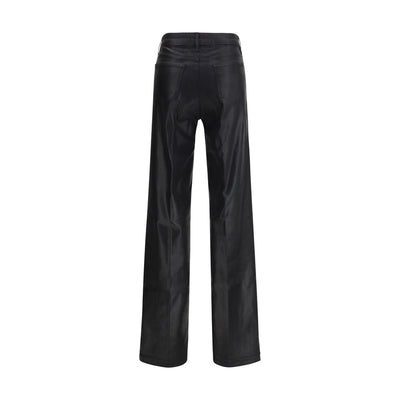 L'Agence Black Cotton Casual Pants