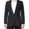 Dolce & Gabbana Black Stripes 1 Button Suit Jacket Blazer