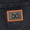 Dolce & Gabbana Black Cotton Stretch Skinny Denim Men Jeans