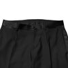 Dolce & Gabbana Black Wool Mid Waist Men Dress Trousers Pants