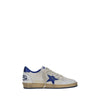 Golden Goose White Calf Leather Bos Taurus Low Top Sneakers