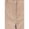 Max Mara Beige Cotton Casual Pants