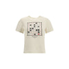 Max Mara Cream Cotton T-Shirt