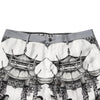 Dolce & Gabbana White Japanese Asian Print Silk Bermuda Shorts