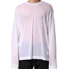 Dolce & Gabbana White Nylon Long Sleeves Crewneck T-Shirt