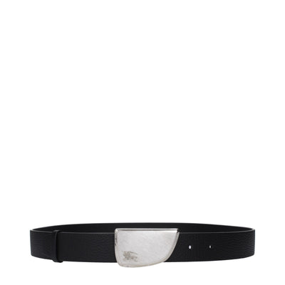 Burberry Black Leather Regular Belt