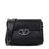 Valentino Garavani Black Leather Crossbody Bag