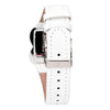 Laura Biagiotti White Leather Dress Watch