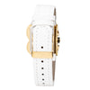 Laura Biagiotti White Leather Dress Watch