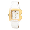 Laura Biagiotti White Leather Dress Watch