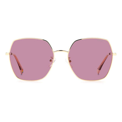 Polaroid Rose Gold Stainless Steel Sunglasses