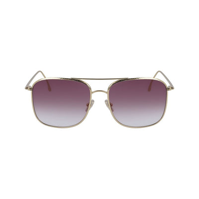 Victoria Beckham Gold Metal Sunglasses
