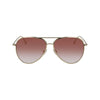 Victoria Beckham Gold Metal Sunglasses