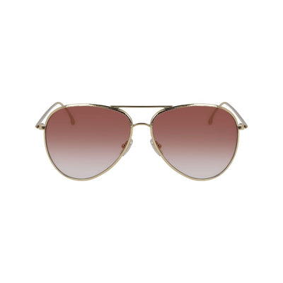 Victoria Beckham Gold Metal Sunglasses
