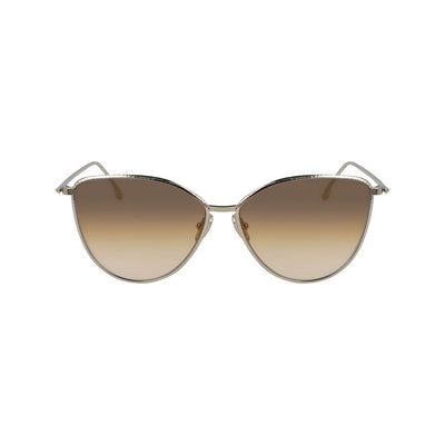Victoria Beckham Gold Metal Sunglasses