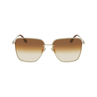 Victoria Beckham Gold Metal Sunglasses
