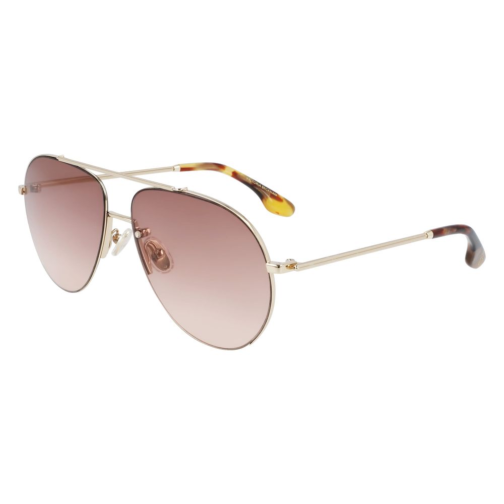 Victoria Beckham Gold Metal Sunglasses