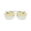 Victoria Beckham Gold Metal Sunglasses