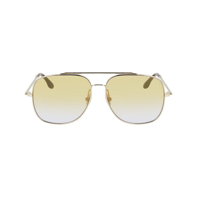 Victoria Beckham Gold Metal Sunglasses