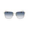 Victoria Beckham Gold Metal Sunglasses