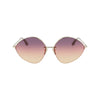 Victoria Beckham Gold Metal Sunglasses