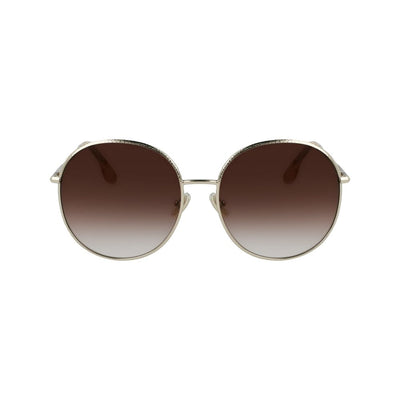 Victoria Beckham Gold Metal Sunglasses