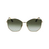 Victoria Beckham Gold Metal Sunglasses
