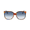 Victoria Beckham Brown Acetate Sunglasses