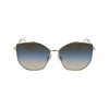 Victoria Beckham Gold Metal Sunglasses