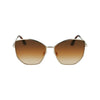 Victoria Beckham Gold Metal Sunglasses