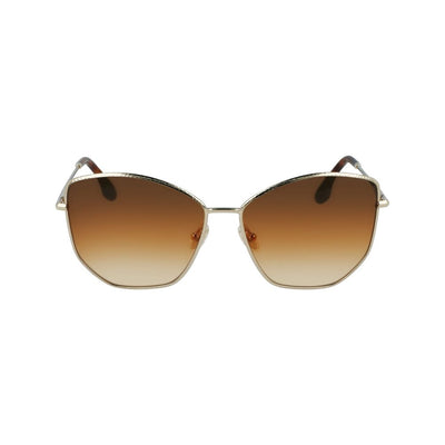 Victoria Beckham Gold Metal Sunglasses