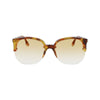 Victoria Beckham Brown Acetate Sunglasses