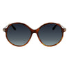 Victoria Beckham Brown Acetate Sunglasses