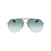 Victoria Beckham Gold Metal Sunglasses