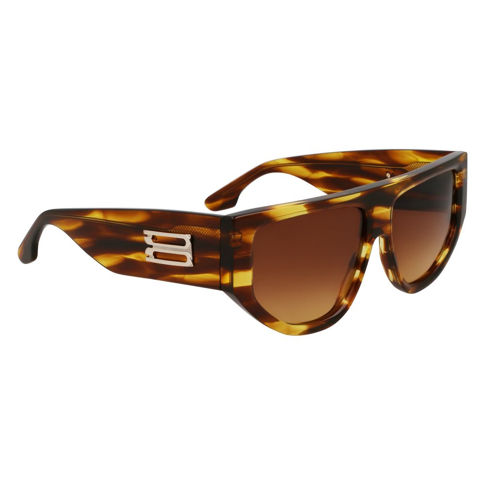 Victoria Beckham Brown Acetate Sunglasses