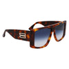 Victoria Beckham Brown Acetate Sunglasses