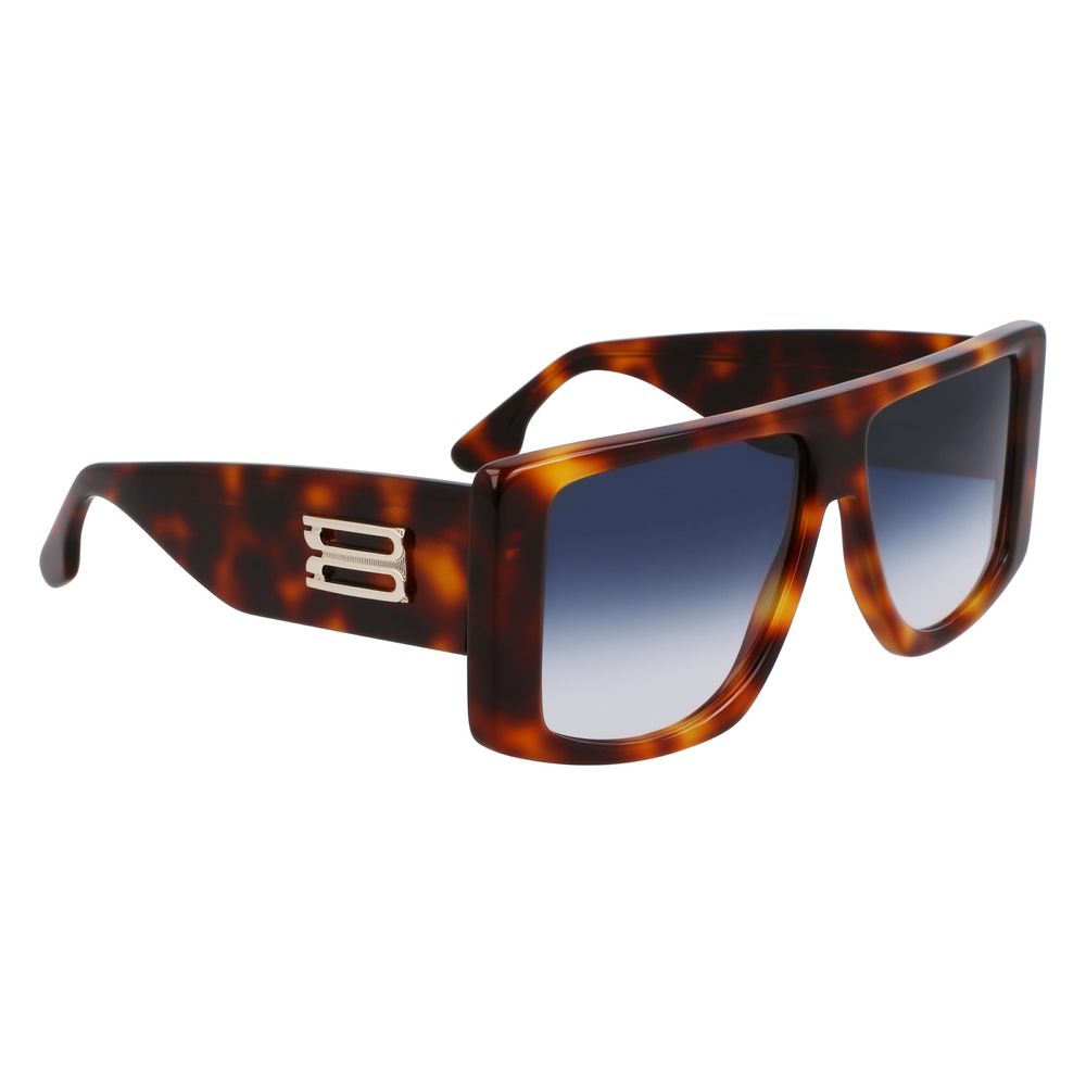 Victoria Beckham Brown Acetate Sunglasses