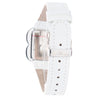 Laura Biagiotti White Leather Dress Watch