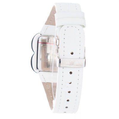 Laura Biagiotti White Leather Dress Watch