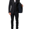 Dolce & Gabbana Black Wool Single Breasted 3 Piece Men Suit