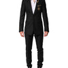 Dolce & Gabbana Black Embellished Single Breasted 2 Pc Suit