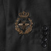 Dolce & Gabbana Black Embellished Single Breasted 2 Pc Suit