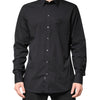 Dolce & Gabbana Black GOLD Cotton Men Dress Formal Shirt