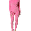 Dolce & Gabbana Pink Logo Monogram Long Sleeve Jumpsuit  Dress