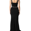 Dolce & Gabbana Black Embellished Sheath MermaidGown Dress
