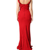 Dolce & Gabbana Red Viscose Sheath Mermaid Long Gown Dress