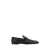 Gucci Black Calf Leather Bos Taurus Slip-On Loafers